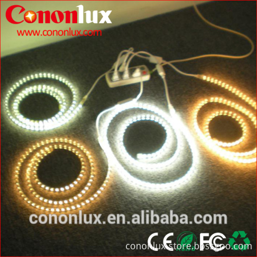 High voltage 220V LED strip SMD 3528 , IP65 outdoor lighting flexible for tree decorate